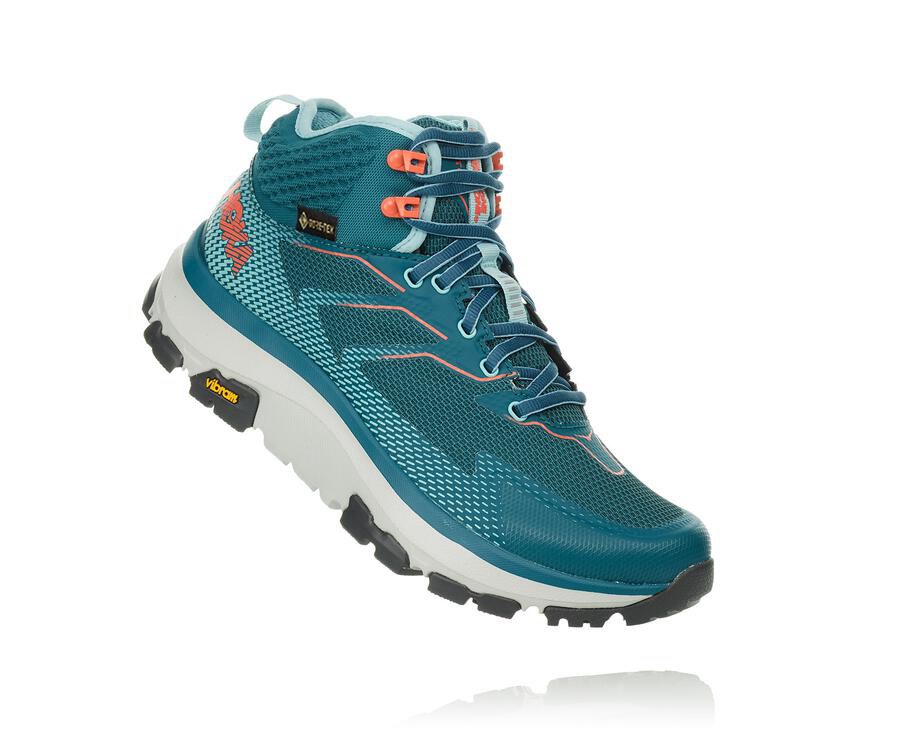 Hoka One One Toa Gore-Tex - Women Hiking Boots - Turquoise,Australia XCL-540813